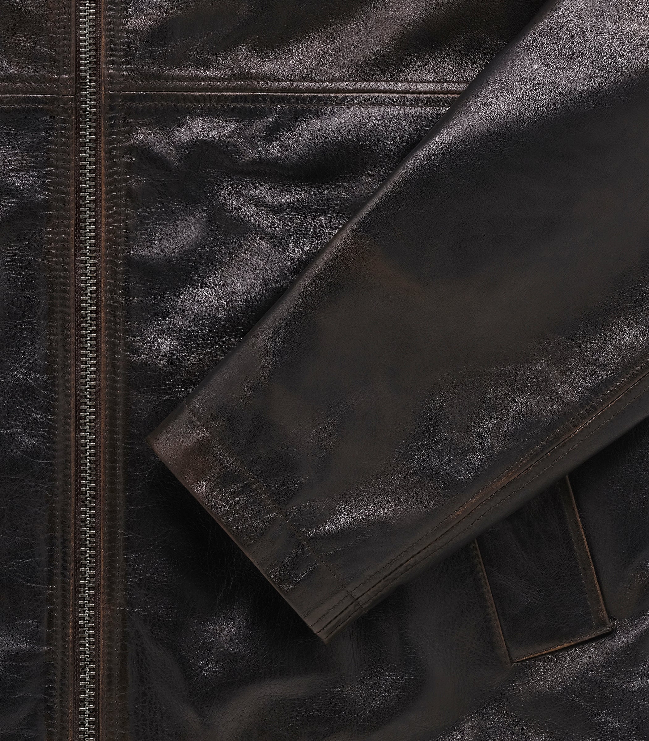 Benson Leather Jacket - Image 3