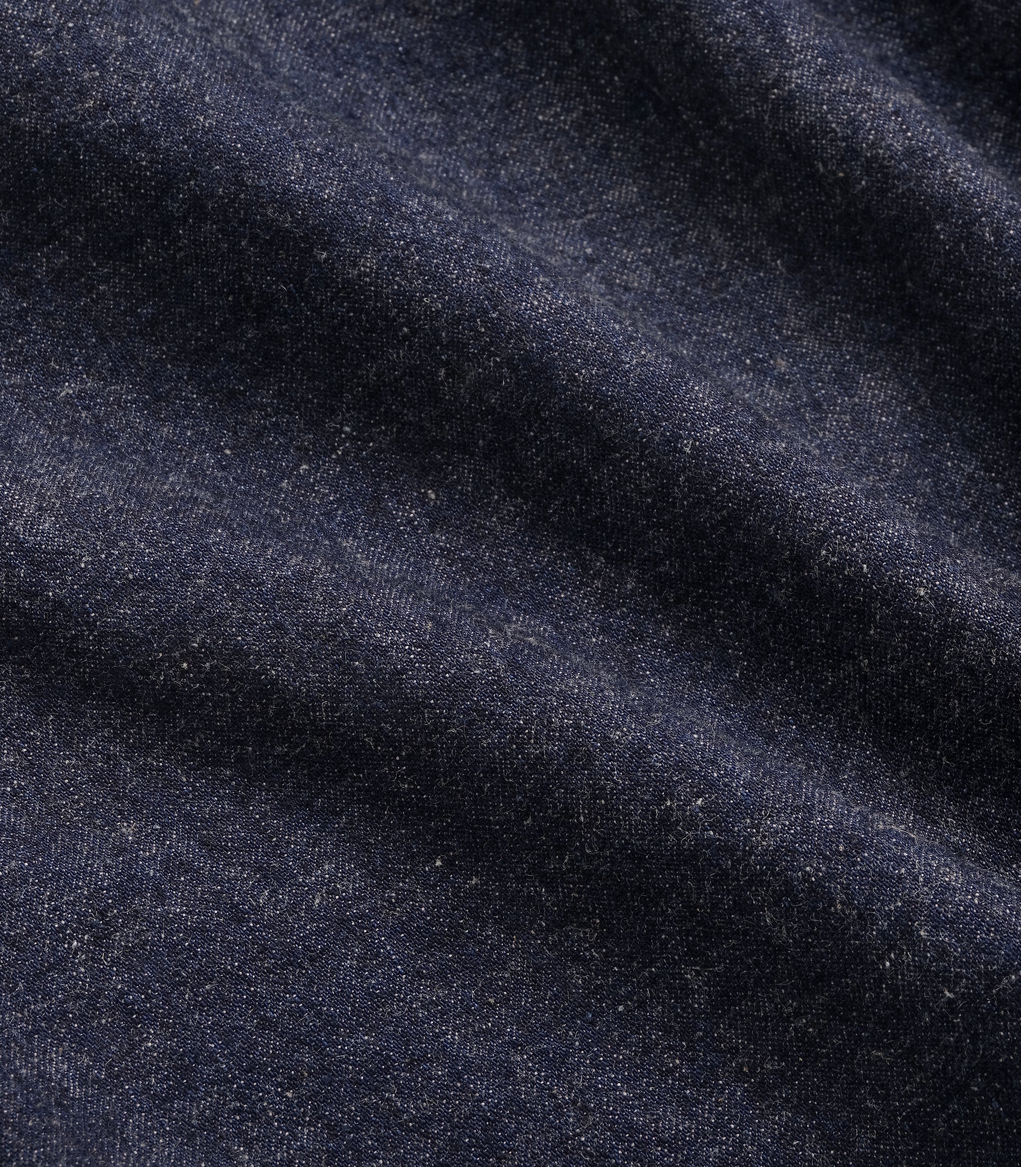 Canal Pleated Denim Cotton & Linen Short - Image 4