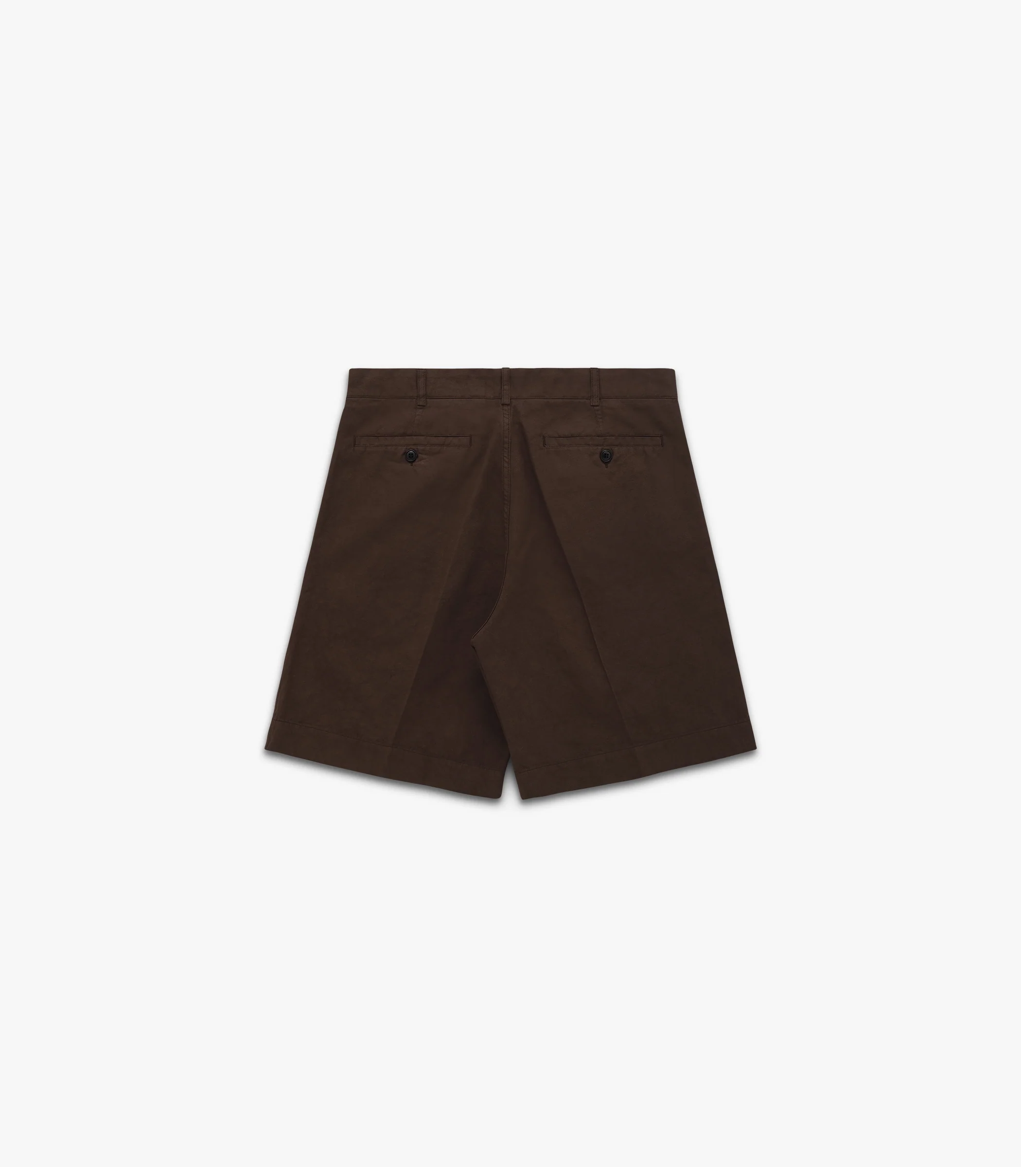 Canal Pleated Twill Cotton & Linen Short - Image 7