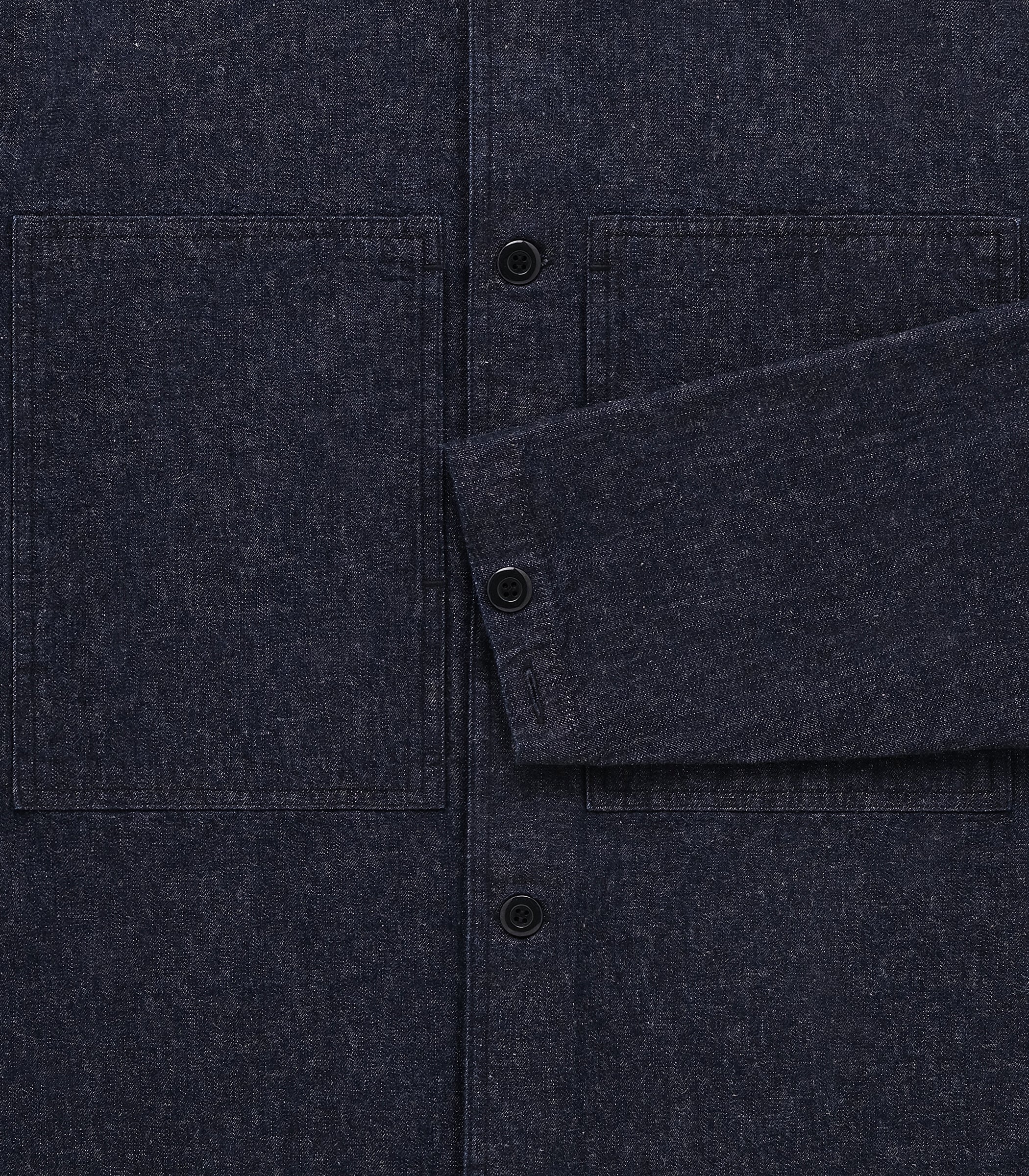 Mafra Denim Cotton & Linen Overshirt - Image 3