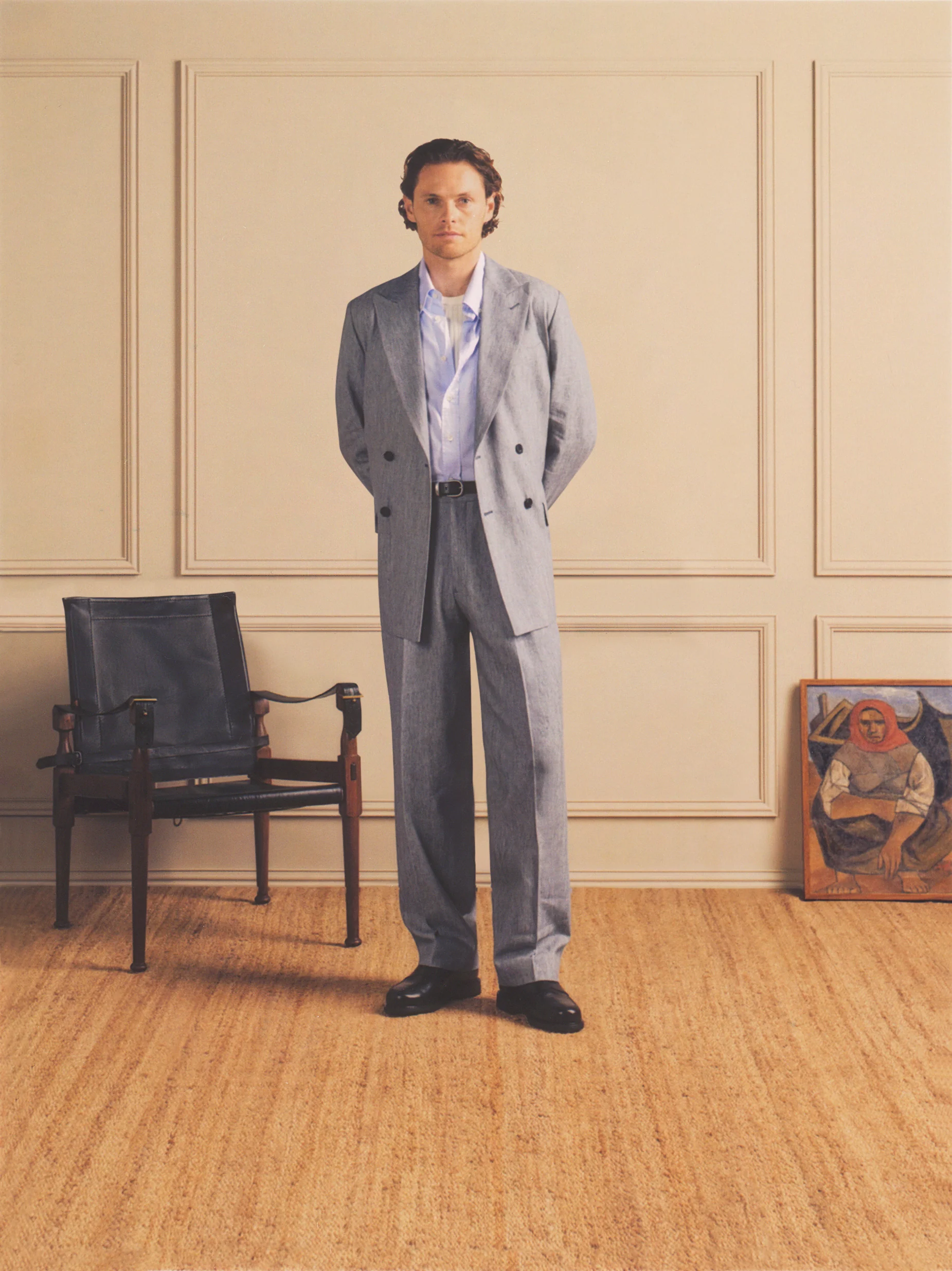 Miles D.B. Cotton & Linen Suit Jacket - Image 12