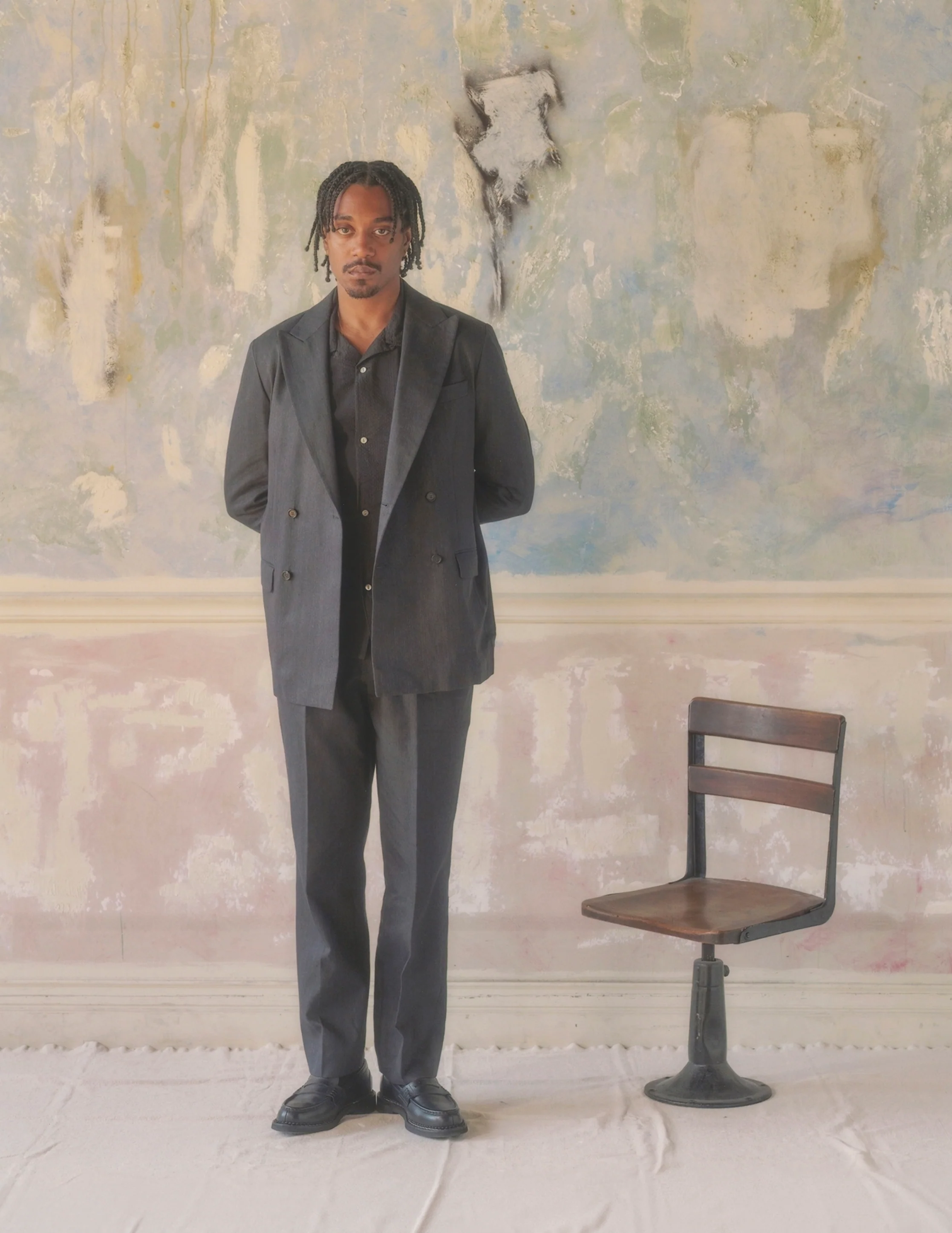 Miles Cotton & Linen Suit Trouser - Image 4