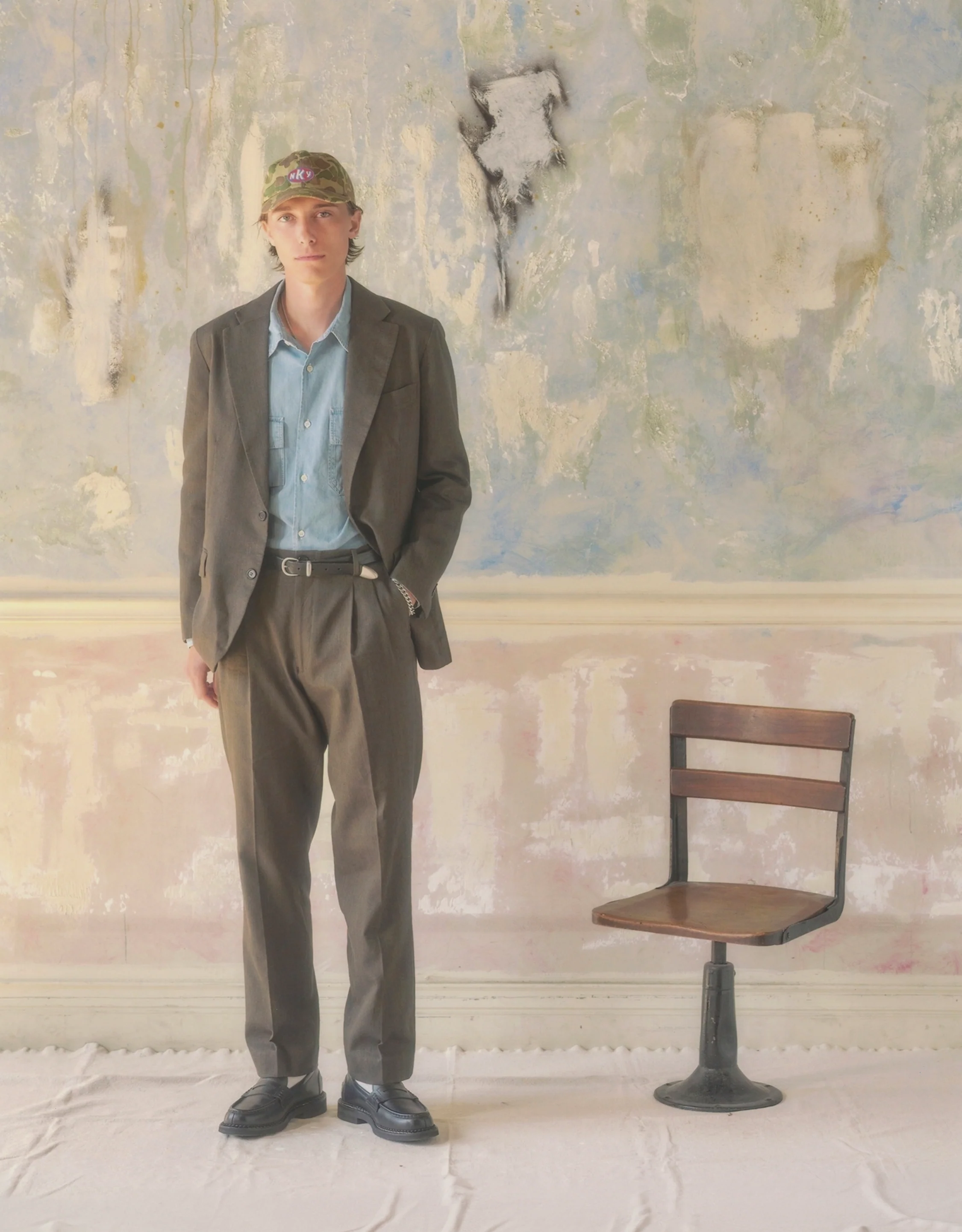 Miles Cotton & Linen Suit Trouser - Image 8