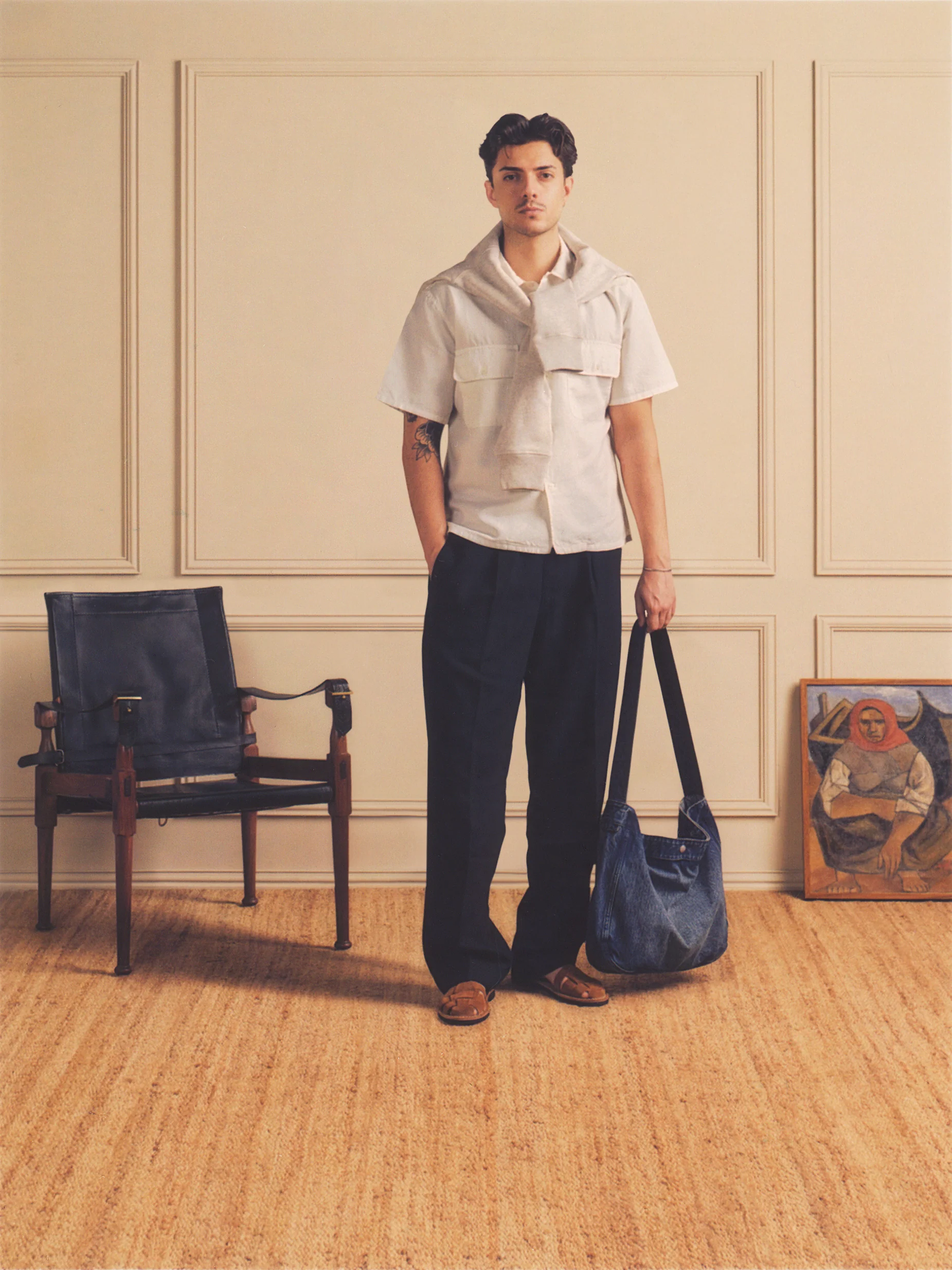 Park Twill Cotton & Linen Pant - Image 3