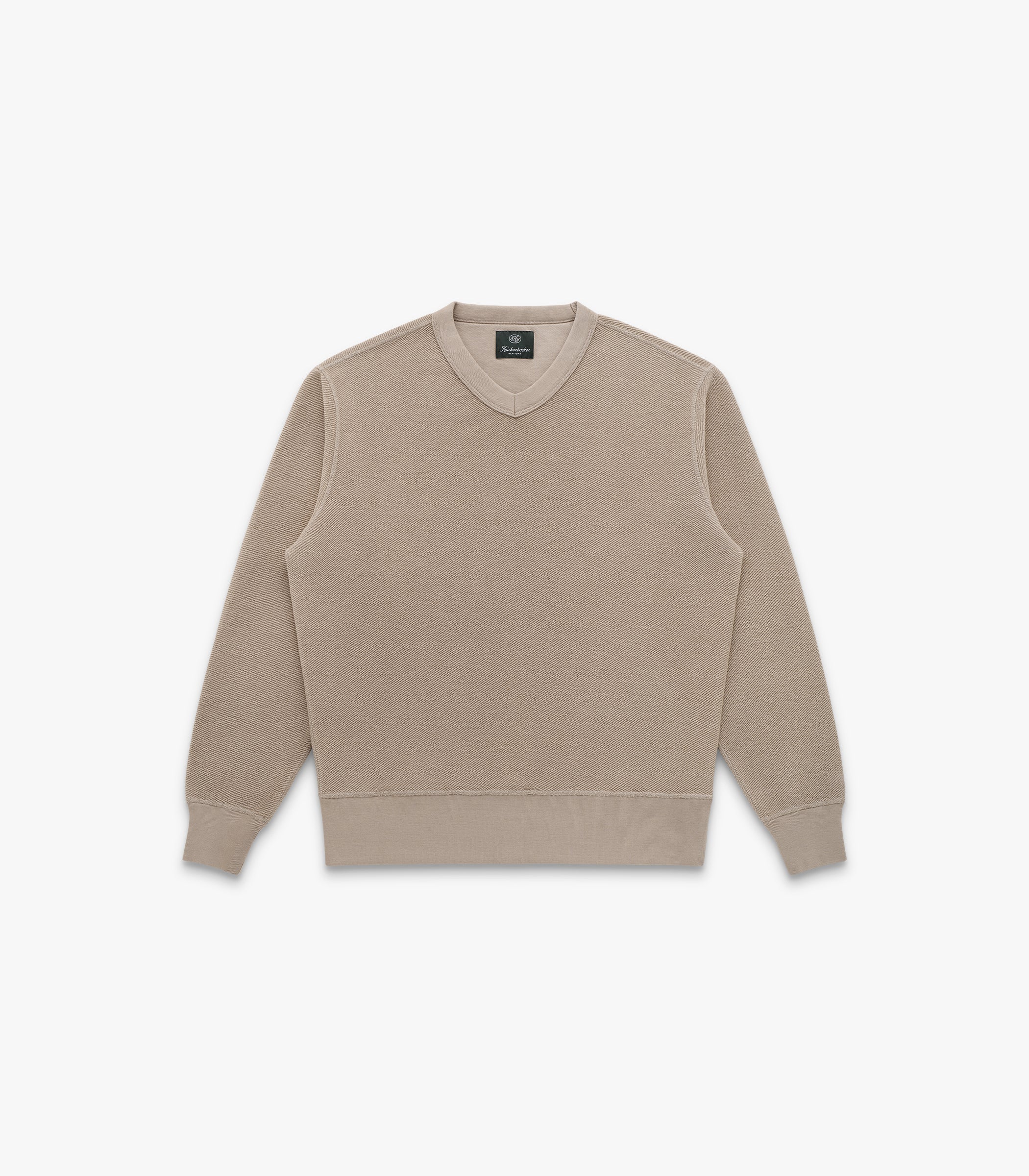 V Twill Knit Crew - Image 3