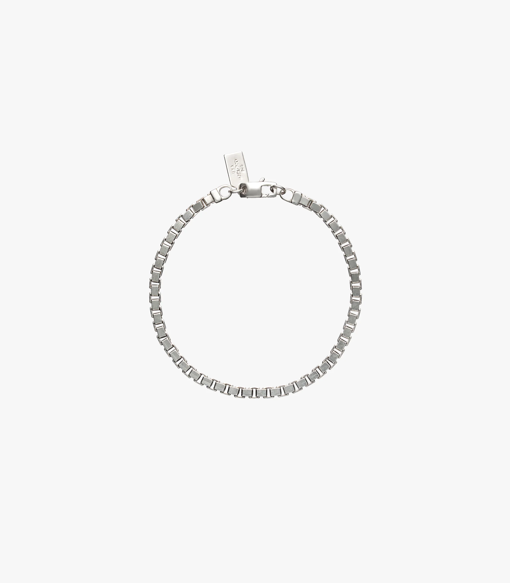 Silver Venetian Box Bracelet